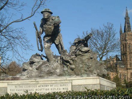 Cameronians (Scottish Rifles) War Memorial, Glasgow