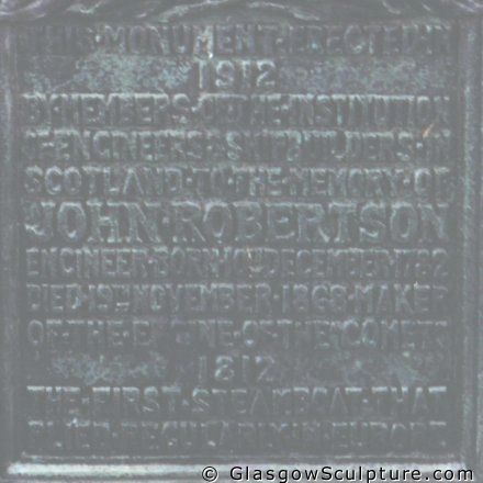 Monument to John Robertson, Southern Necropolis, Glasgow